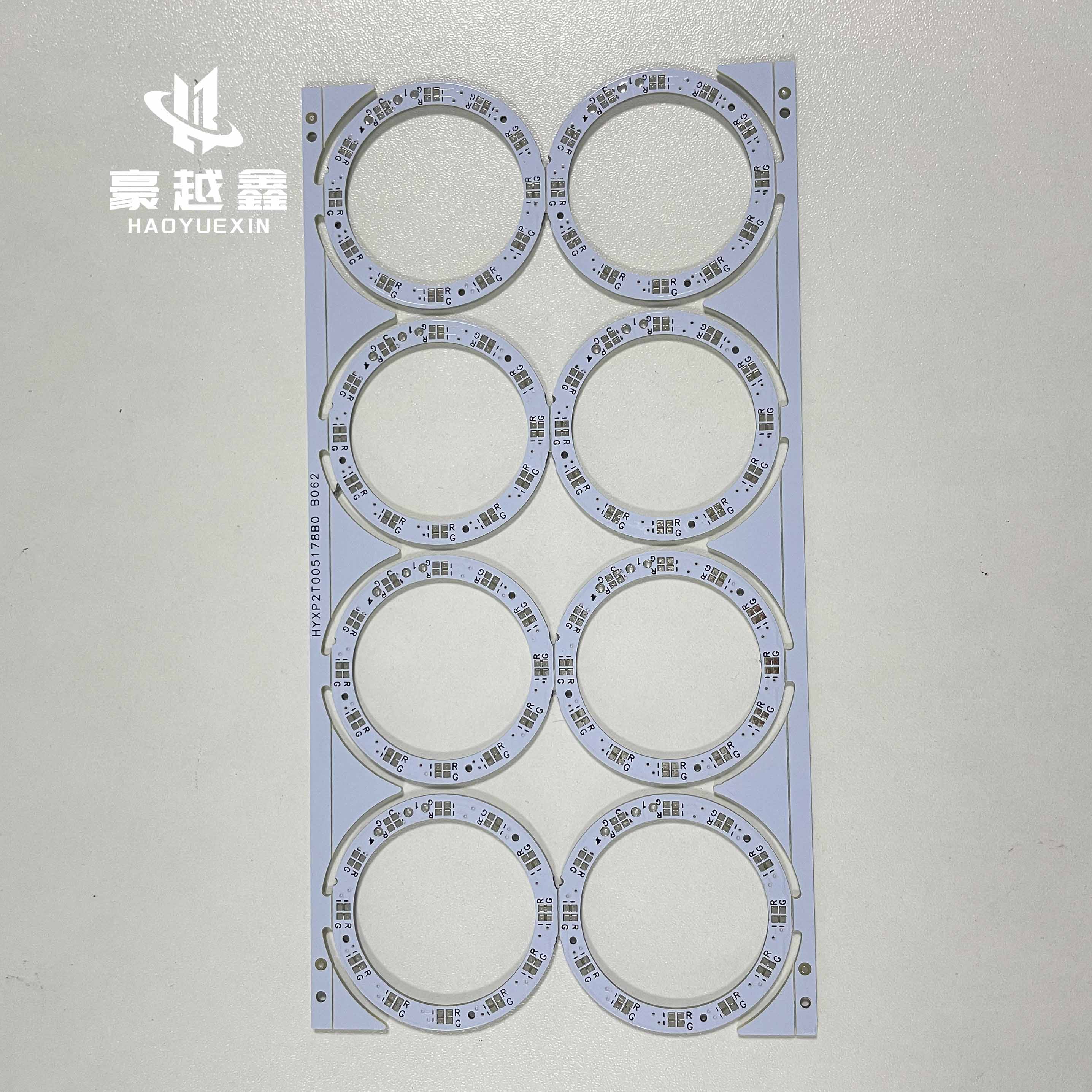 双面FR-4无铅喷锡PCB灯板