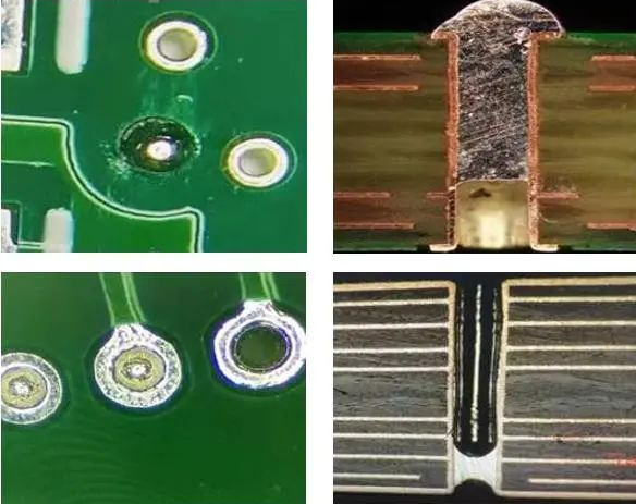 孔壁剖面显微图