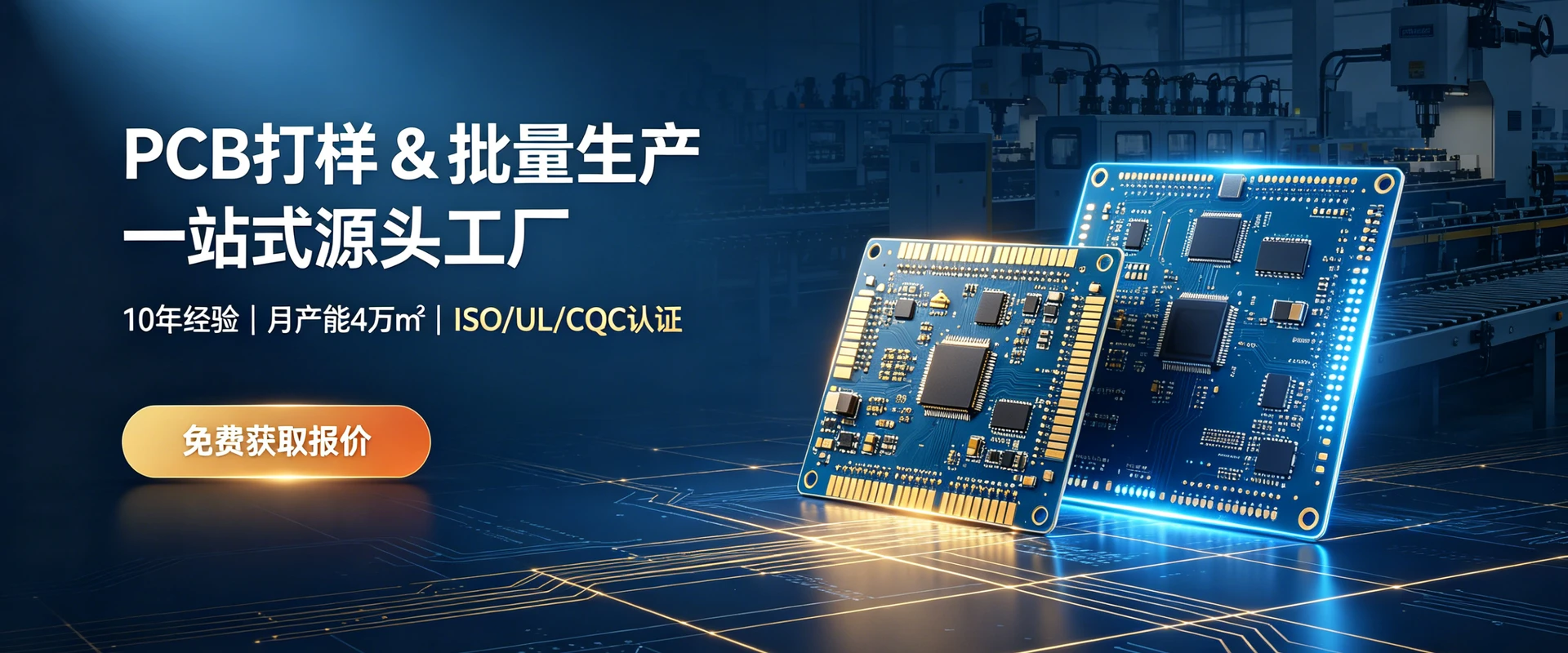 PCB打样 & 批量生产 一站式源头工厂